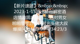 【新片速遞】&nbsp;&nbsp;2023-1-15流出新台解密酒店情趣圆床偷拍❤️两对男女啪啪零零后嫩妹被光头佬大叔爆操[479MB/MP4/34:23/34:23]