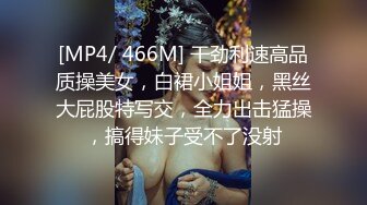 [MP4/ 466M] 干劲利速高品质操美女，白裙小姐姐，黑丝大屁股特写交，全力出击猛操，搞得妹子受不了没射