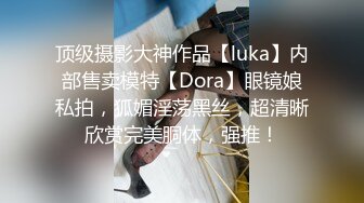 顶级摄影大神作品【luka】内部售卖模特【Dora】眼镜娘私拍，狐媚淫荡黑丝，超清晰欣赏完美胴体，强推！